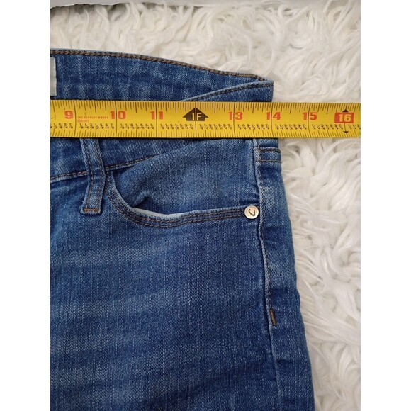 CAFE Denim Premium womens skinny jeans size 3/4 stretch low rise med wash - Picture 9 of 13